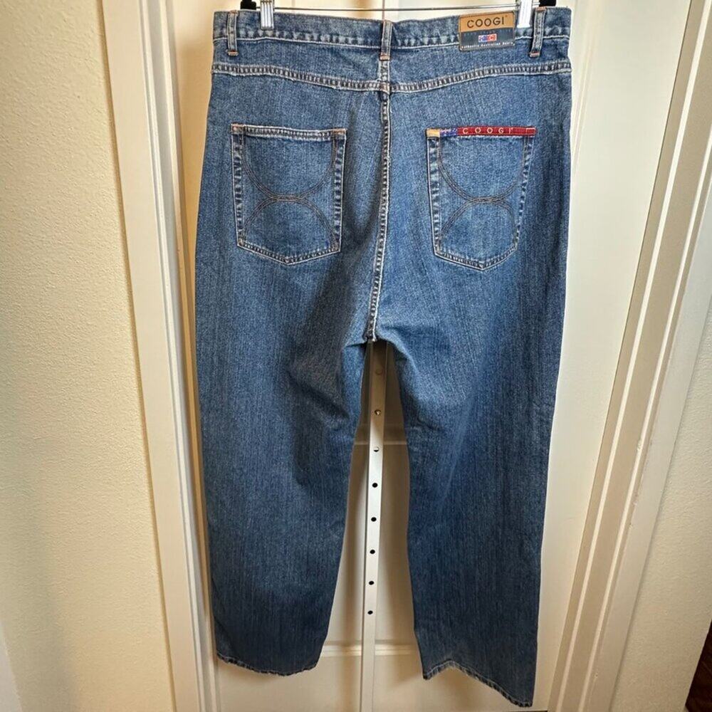 Vintage 90s Coogi Australia Men Straight Fit Jean Blue Denim Size 40 100% Cotton - Picture 2 of 9